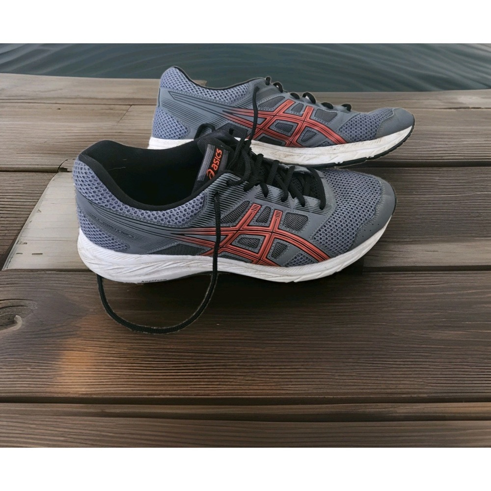 Asics Gel Contend 5 Grey Athletic Sneaker Shoes Men's Size 11 Running